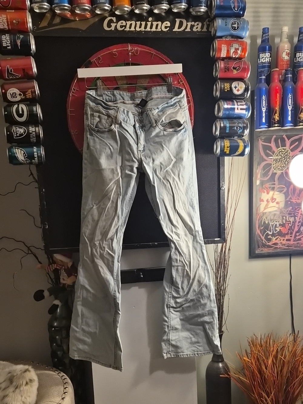 Amethyst light wash boot cut jeans